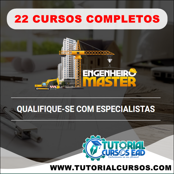 COMBO ENGENHEIRO MASTER COMPLETO (22 CURSOS EM TODAS AS ÁREAS DA ENGENHARIA)