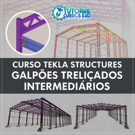 Curso Tekla Structures – Galpões Treliçados Intermediários