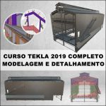 Curso Tekla Modelagem e Detalhamento de Galpão Industrial Completo