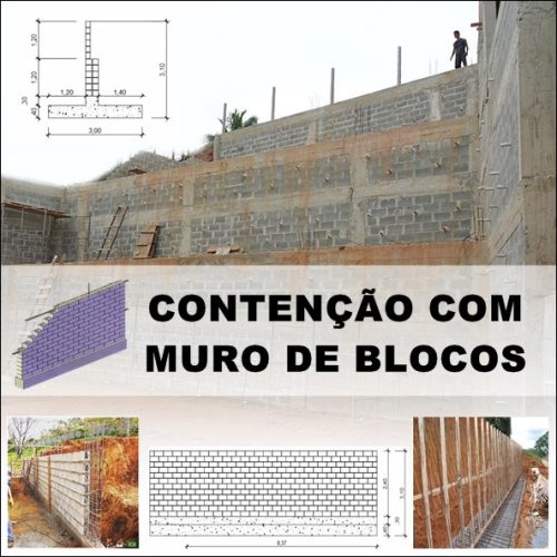 Curso Contenção com Muro em Blocos (Teoria e Prática)
