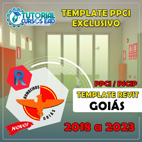 TEMPLATE PPCI/PSCIP COMPLETO PARA PROJETOS DE INCÊNDIO - GOIÁS