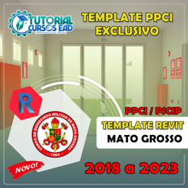 TEMPLATE PPCI/PSCIP COMPLETO PARA PROJETOS DE INCÊNDIO - MATO GROSSO