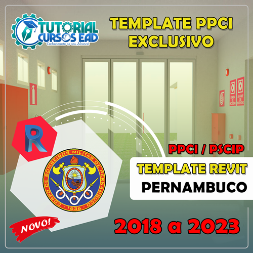 TEMPLATE PPCI/PSCIP COMPLETO PARA PROJETOS DE INCÊNDIO - PERNAMBUCO