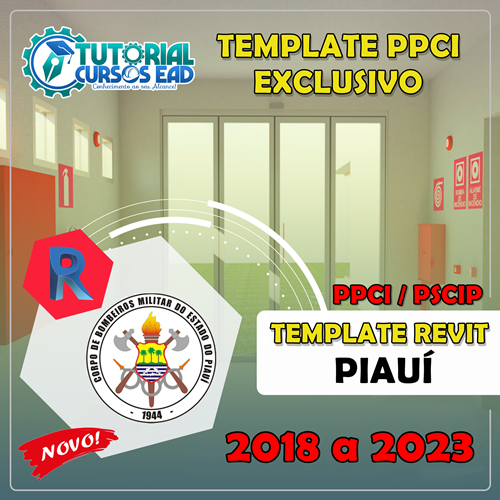 TEMPLATE PPCI/PSCIP COMPLETO PARA PROJETOS DE INCÊNDIO - PIAUÍ