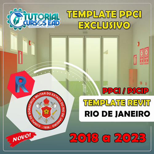 TEMPLATE PPCI/PSCIP COMPLETO PARA PROJETOS DE INCÊNDIO - RIO DE JANEIRO